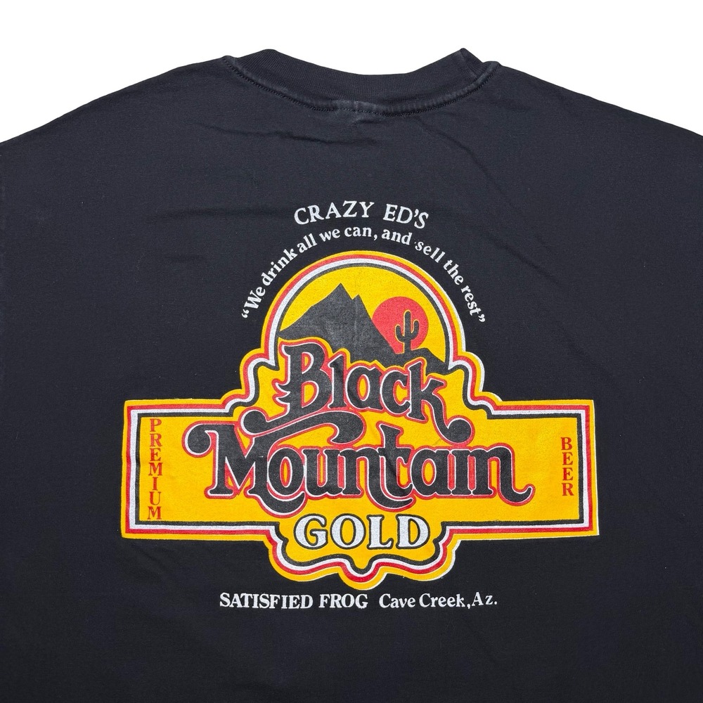 Vintage 90s Black Mountain‎ Gold Arizona promo shirt